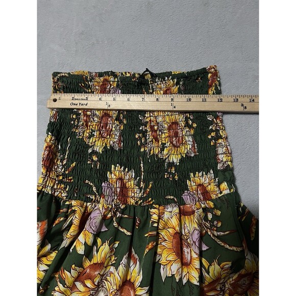 Cassee's Summer Dress Small Halter Tube Top Shirred Womens Tiered‎ Floral - Picture 5 of 6
